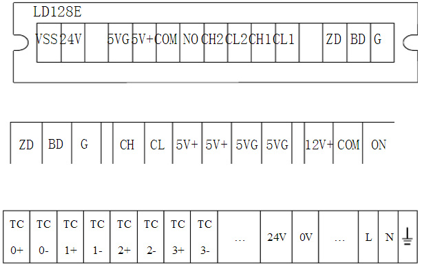 利達(dá)JB-QG-LD128E Ⅱ報(bào)警主機(jī)接線端子圖